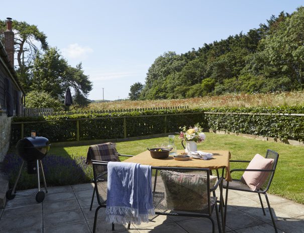 The Hayloft garden area